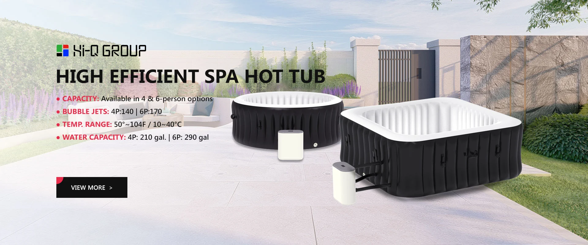 Bak mandi air panas spa efisien tinggi