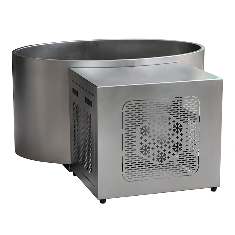 Bak Mandi Dingin Oval Semua Baja Tahan Karat