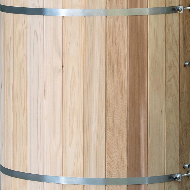Cold Plunge Barrel Mewah untuk Gym dan Spa