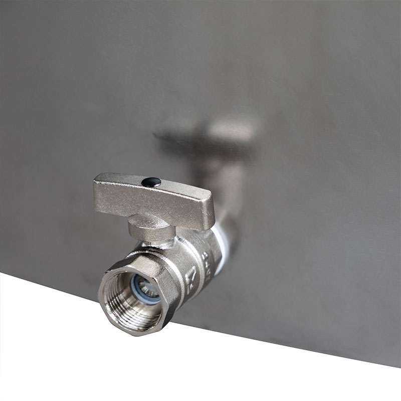 Bak Mandi Dingin Oval Semua Baja Tahan Karat