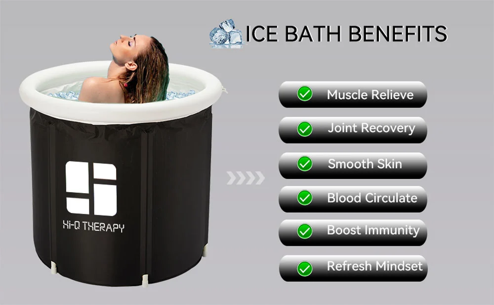 Multilayed Ice Plunge Tub Freestanding