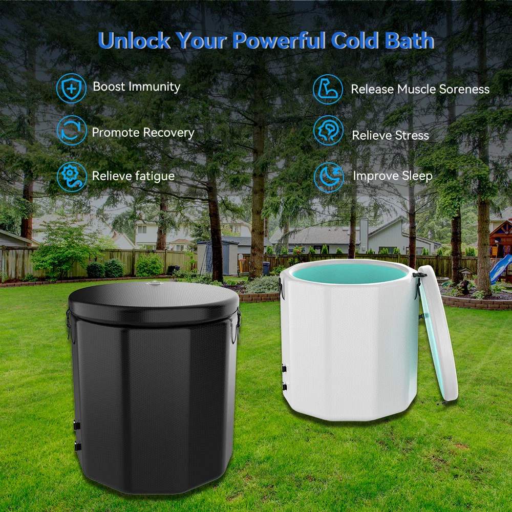 Inflated Ice Plunge Tub Adults For Ice Bath Chiller