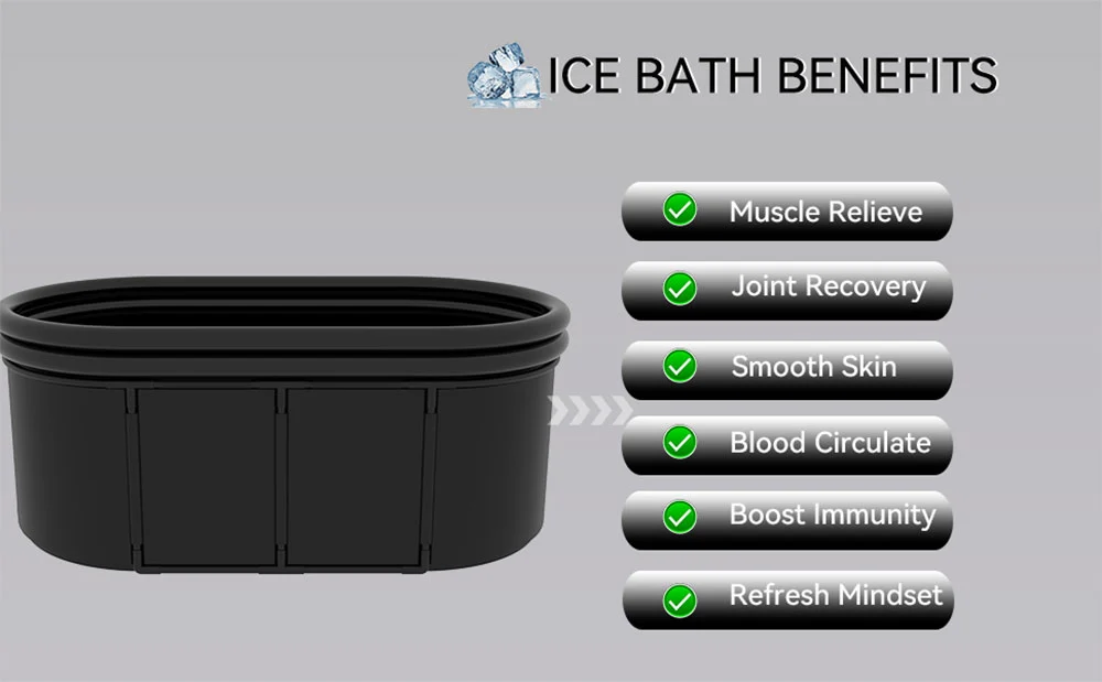 Large Cold Bath Pool For Muscle Recovery