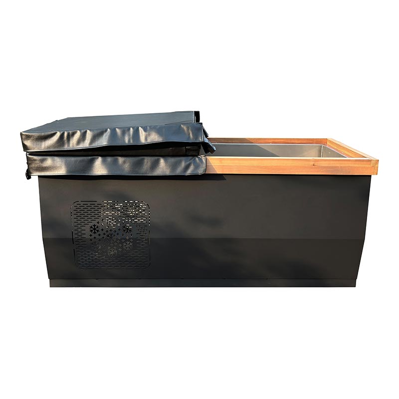 Canadian Red Cedar Ice Bathtub with 304 Stainless Steel