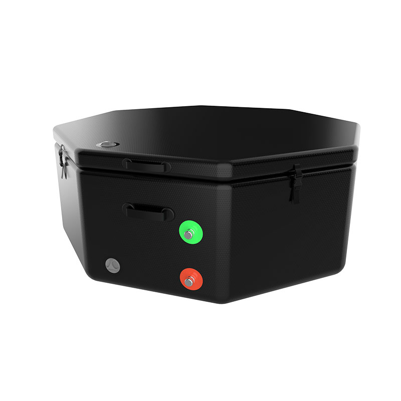 Octagon Ice Pod PVC meningkat portabel untuk di luar ruangan