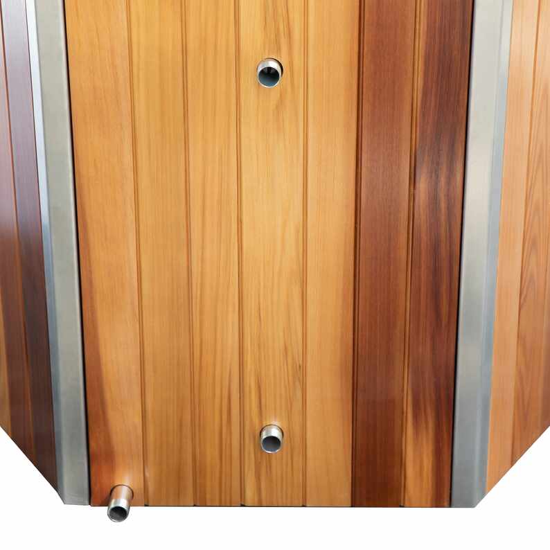 Bak Mandi Cedar Cold dengan Tangga Akses