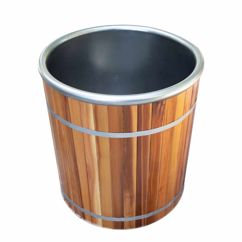 Bak Pemulihan Kompak Cedar Dingin Bulat Merah